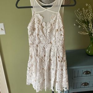 Lace white dress